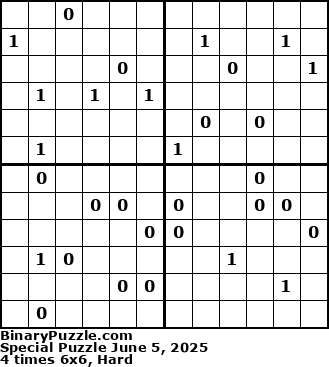 Binary Puzzle