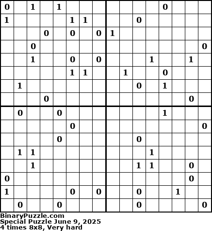 Binary Puzzle