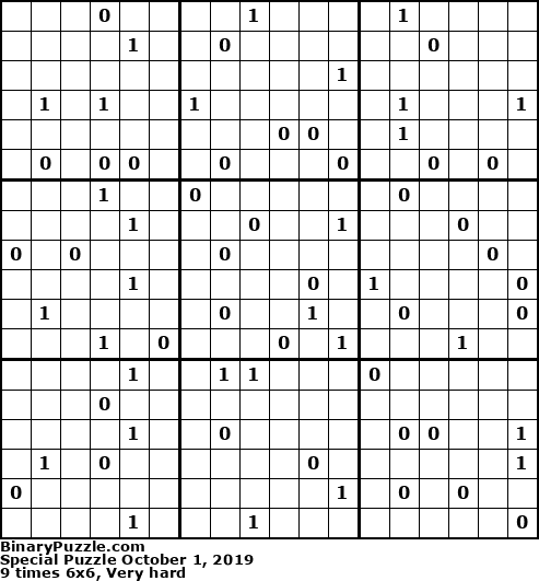 Binary Puzzle