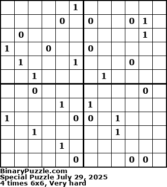 Binary Puzzle