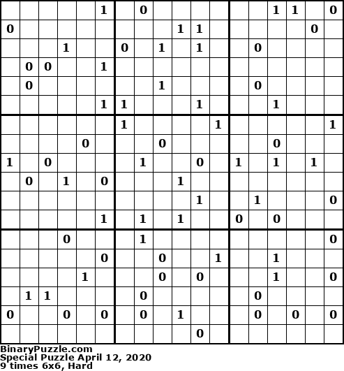 Binary Puzzle