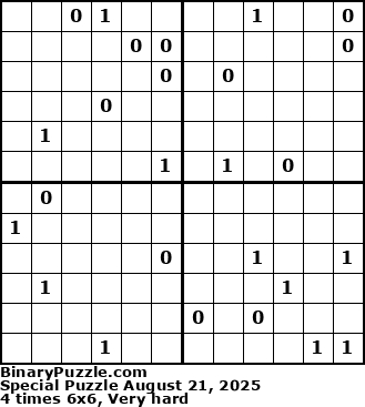 Binary Puzzle