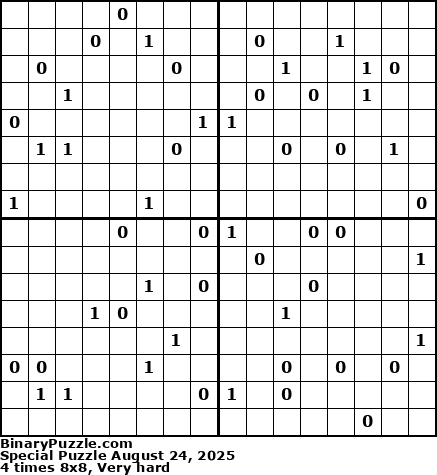 Binary Puzzle