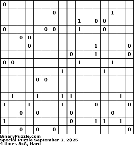 Binary Puzzle