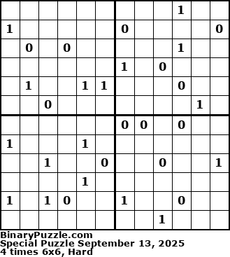 Binary Puzzle