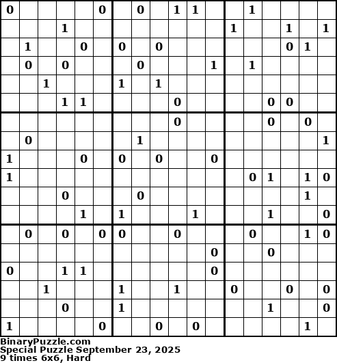 Binary Puzzle