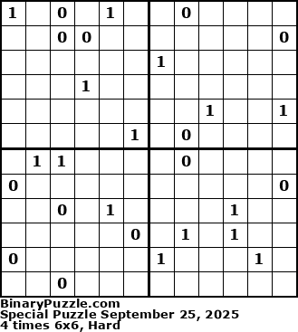 Binary Puzzle