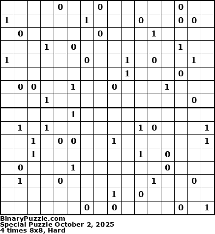 Binary Puzzle