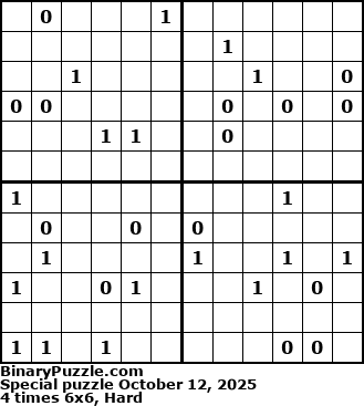 Binary Puzzle