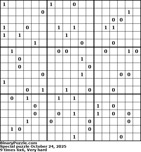Binary Puzzle