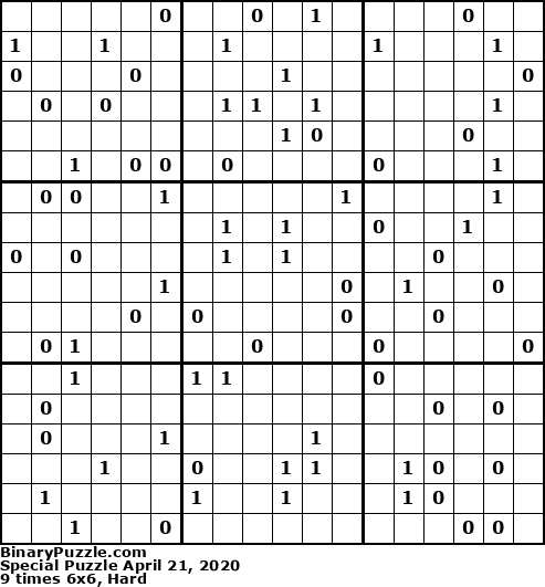 Binary Puzzle