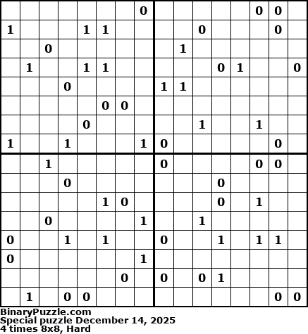 Binary Puzzle