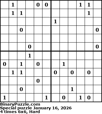 Binary Puzzle