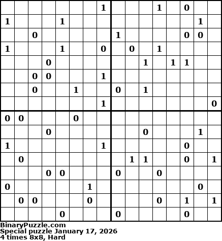Binary Puzzle