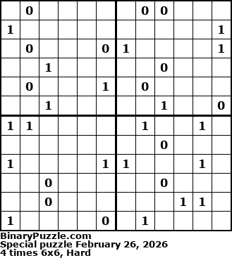 Binary Puzzle