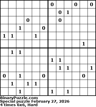 Binary Puzzle