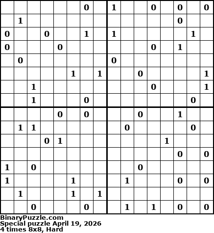 Binary Puzzle