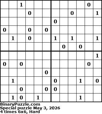 Binary Puzzle