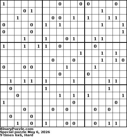 Binary Puzzle