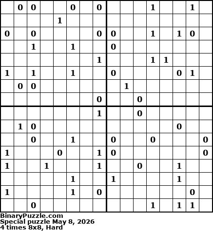 Binary Puzzle