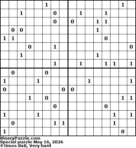 Binary Puzzle