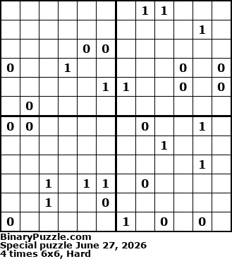 Binary Puzzle