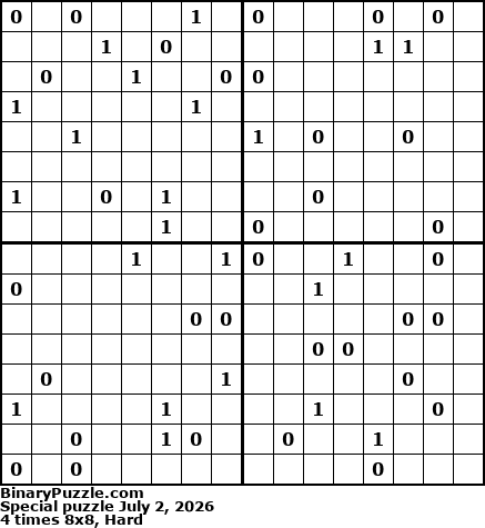Binary Puzzle