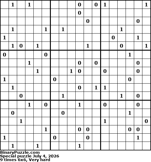 Binary Puzzle