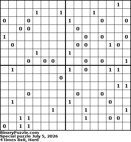 Binary Puzzle
