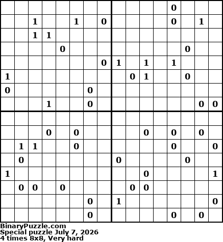 Binary Puzzle