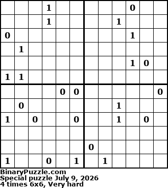 Binary Puzzle