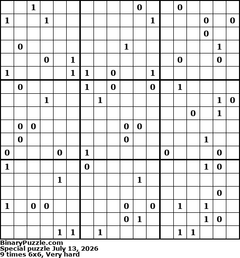Binary Puzzle