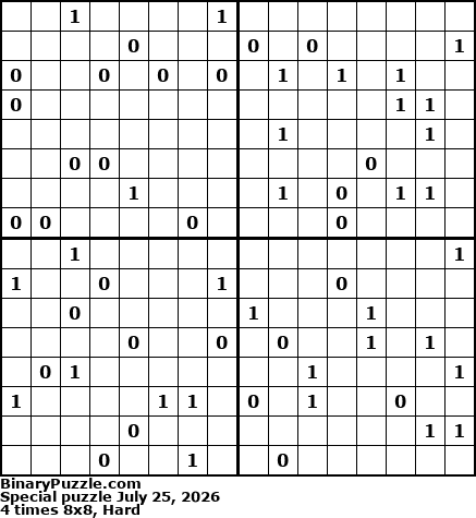 Binary Puzzle
