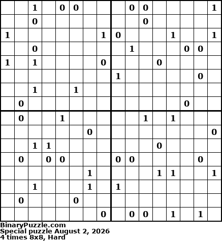 Binary Puzzle