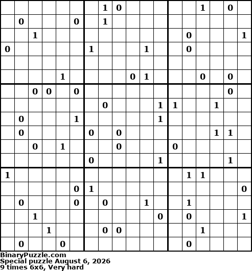 Binary Puzzle