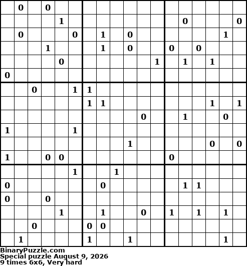 Binary Puzzle