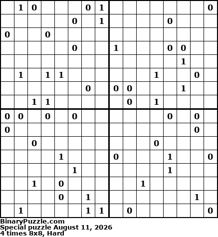 Binary Puzzle