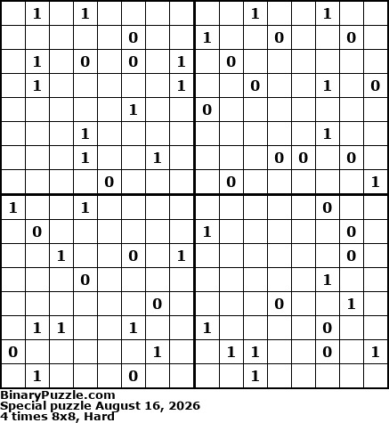 Binary Puzzle