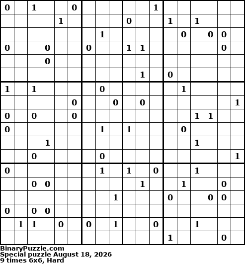 Binary Puzzle