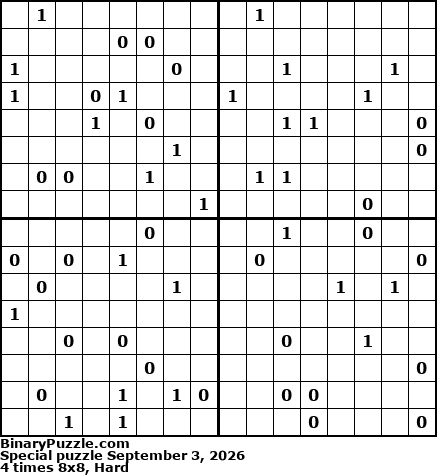 Binary Puzzle