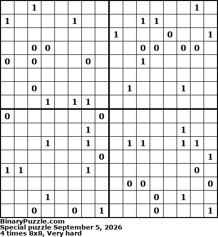 Binary Puzzle