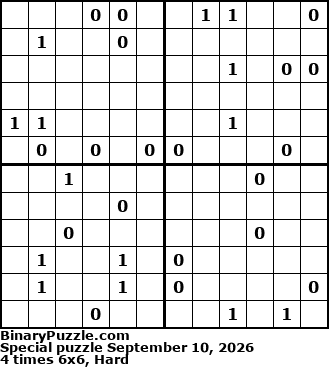 Binary Puzzle