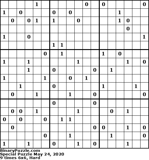 Binary Puzzle