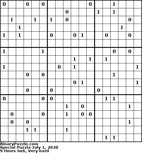 Binary Puzzle