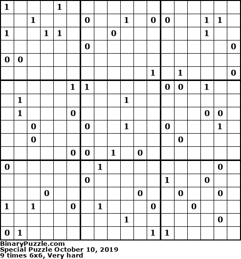 Binary Puzzle