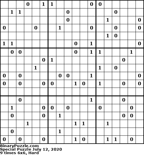 Binary Puzzle