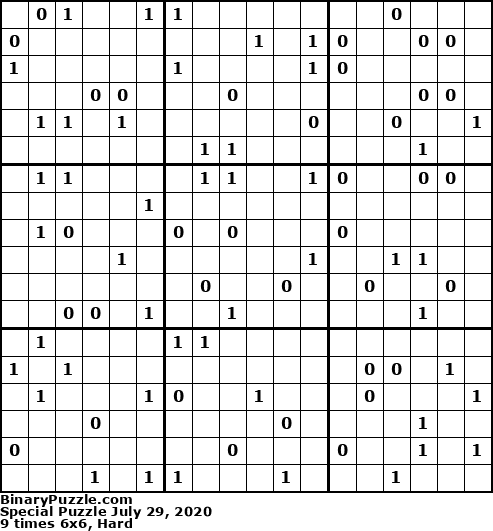 Binary Puzzle