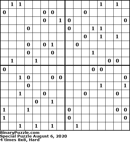 Binary Puzzle