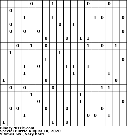 Binary Puzzle