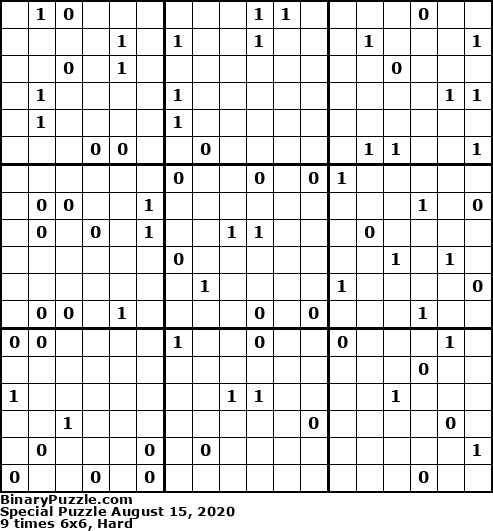 Binary Puzzle